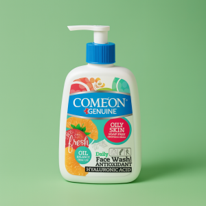 ژل شستشوي صورت مخصوص پوست چرب کامان