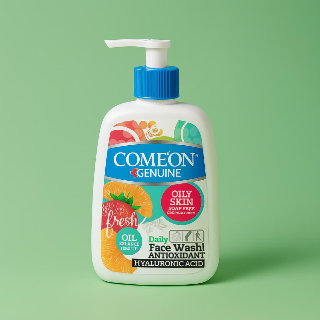 ژل شستشوي صورت مخصوص پوست چرب کامان 1 ژل شستشوي صورت مخصوص پوست چرب کامان