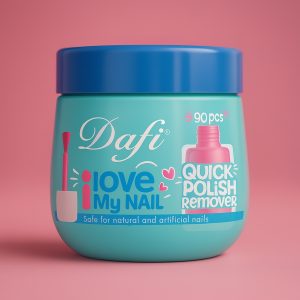 دستمال مرطوب لاک پاک کن قوطی دافی