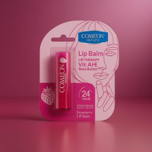 بالم لب نرم و براق کننده توت فرنگی کامان