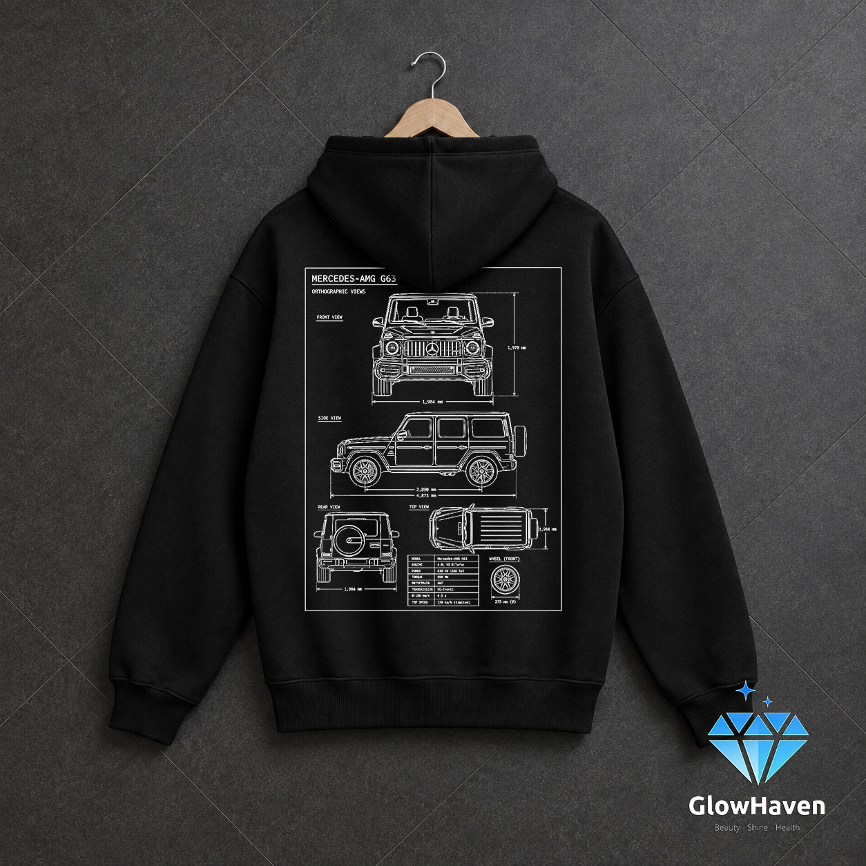 هودی پنبه ترک مچینس G-Class 1 هودی پنبه ترک مچینس G-Class
