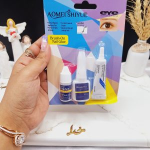 پک 3تایی چسپ مژه و چسپ ناخن ‏AOMEI SHIYUE‏ کد AM_202