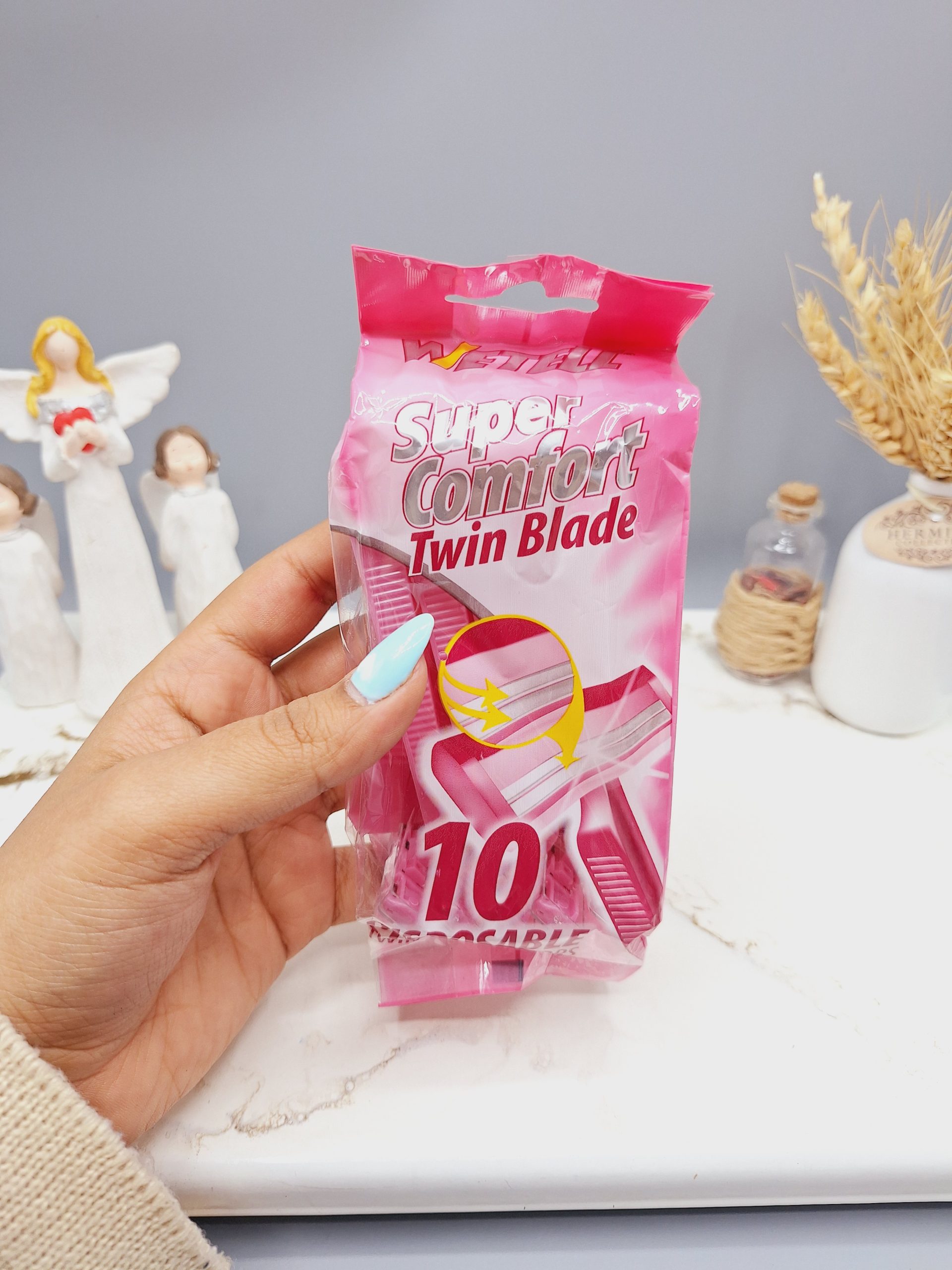 پک 10 تایی ژیلت بانوان 2 لبه کد WT201903 1 پک 10 تایی ژیلت بانوان 2 لبه کد WT201903