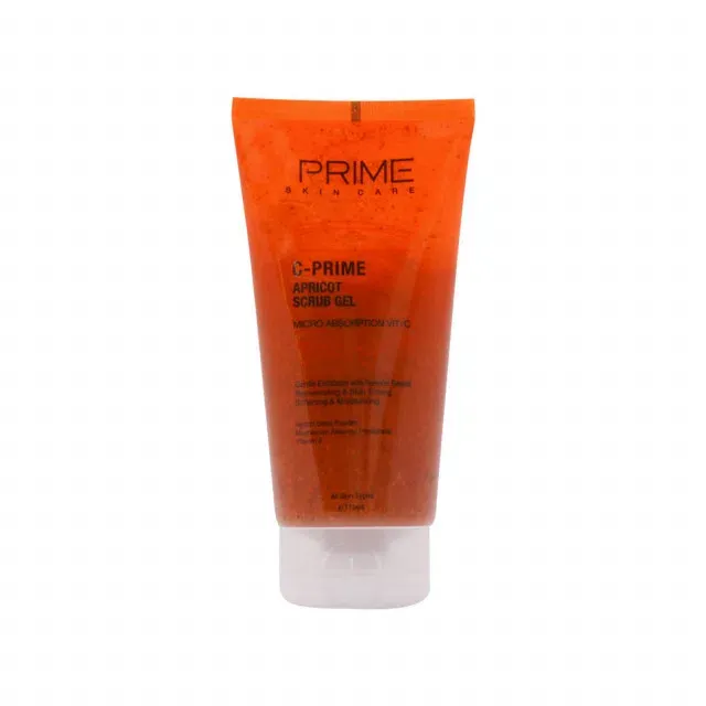 ژل اسکراب پاک کننده پرایم مدل C-Prime حاوی عصاره زردآلو حجم 175 میلی لیتر 1 ژل اسکراب پاک کننده پرایم مدل C-Prime حاوی عصاره زردآلو حجم 175 میلی لیتر