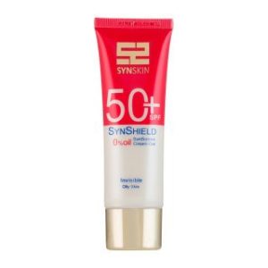 کرم ژل ضد آفتاب SPF 50 ساین اسکین رنگی مدل Syn Shield حجم 50 میلی لیتر