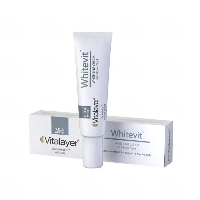 کرم روشن کننده و ضد لک ویتالیر مدل Whitevit حجم 30 میلی لیتر 1 کرم روشن کننده و ضد لک ویتالیر مدل Whitevit حجم 30 میلی لیتر