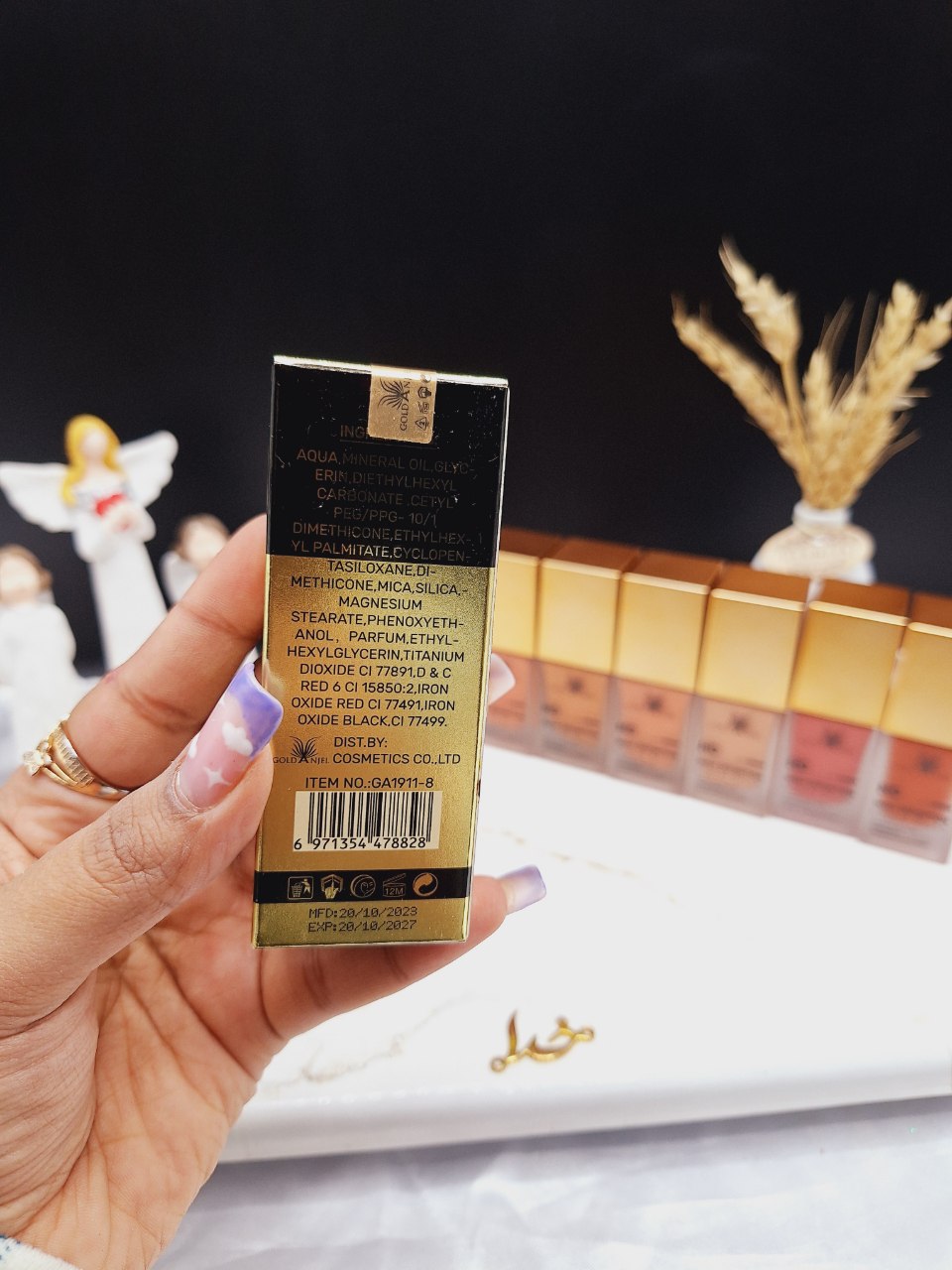 رژگونه با کیفیت عالی برند گلد آنجل GOLD ANJEL کد GA1911_8 6 رژگونه با کیفیت عالی برند گلد آنجل GOLD ANJEL کد GA1911_8