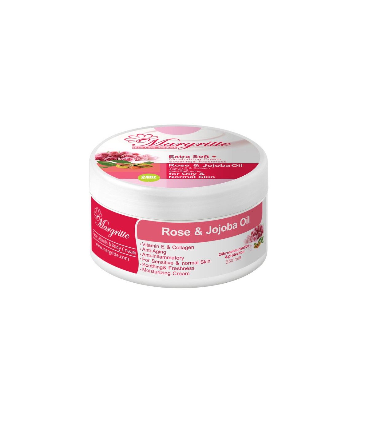 کرم مرطوب کننده آبرسان رز جوجوبا حجم 150 میلی لیتر (کاسه ای) مارگریت 1 کرم مرطوب کننده آبرسان رز جوجوبا حجم 150 میلی لیتر (کاسه ای) مارگریت