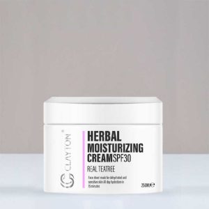 کرم مرطوب کننده گیاهی SPF30 کلایتون