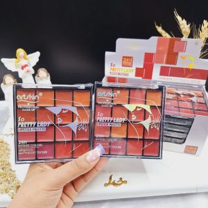 پالت رژ لب 16 رنگ برند ارتسکین artskin کد AS972107