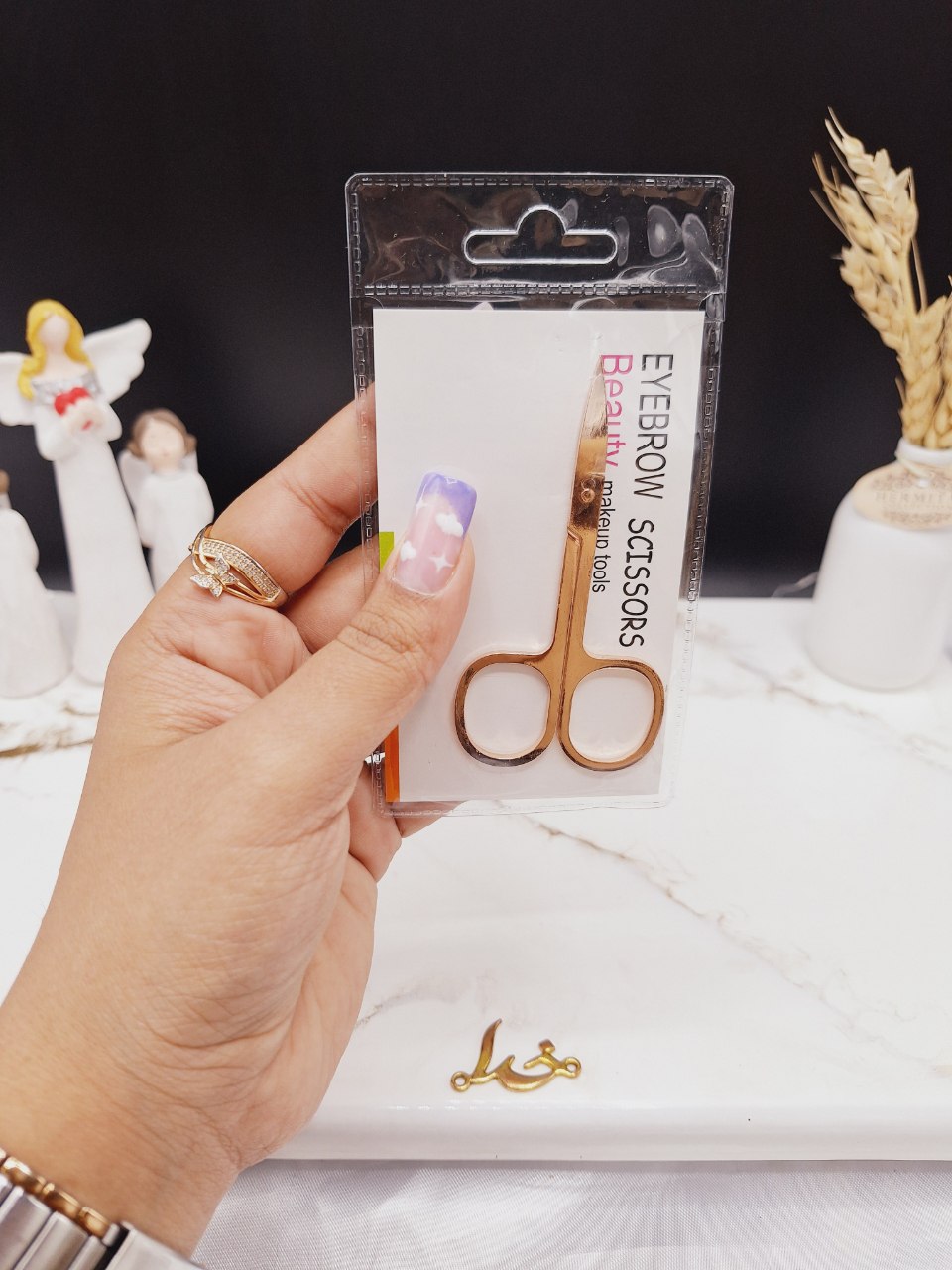 قیچی ابرو ساده ضد زنگ کد LV_001 1 قیچی ابرو ساده ضد زنگ کد LV_001