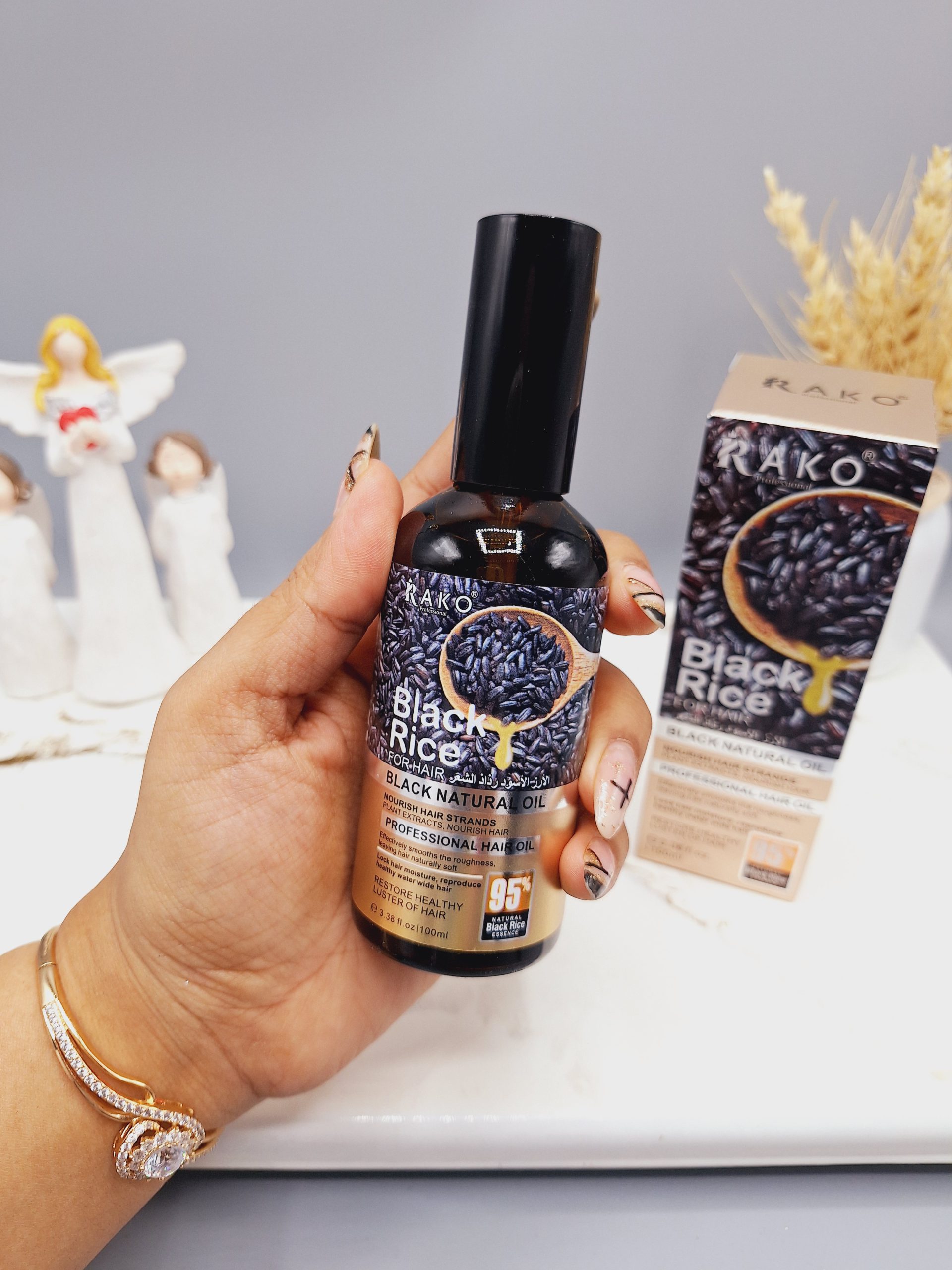 روغن مو تقویتی برنج سیاه برند راکو کد 1188 1 روغن مو تقویتی برنج سیاه برند راکو کد 1188