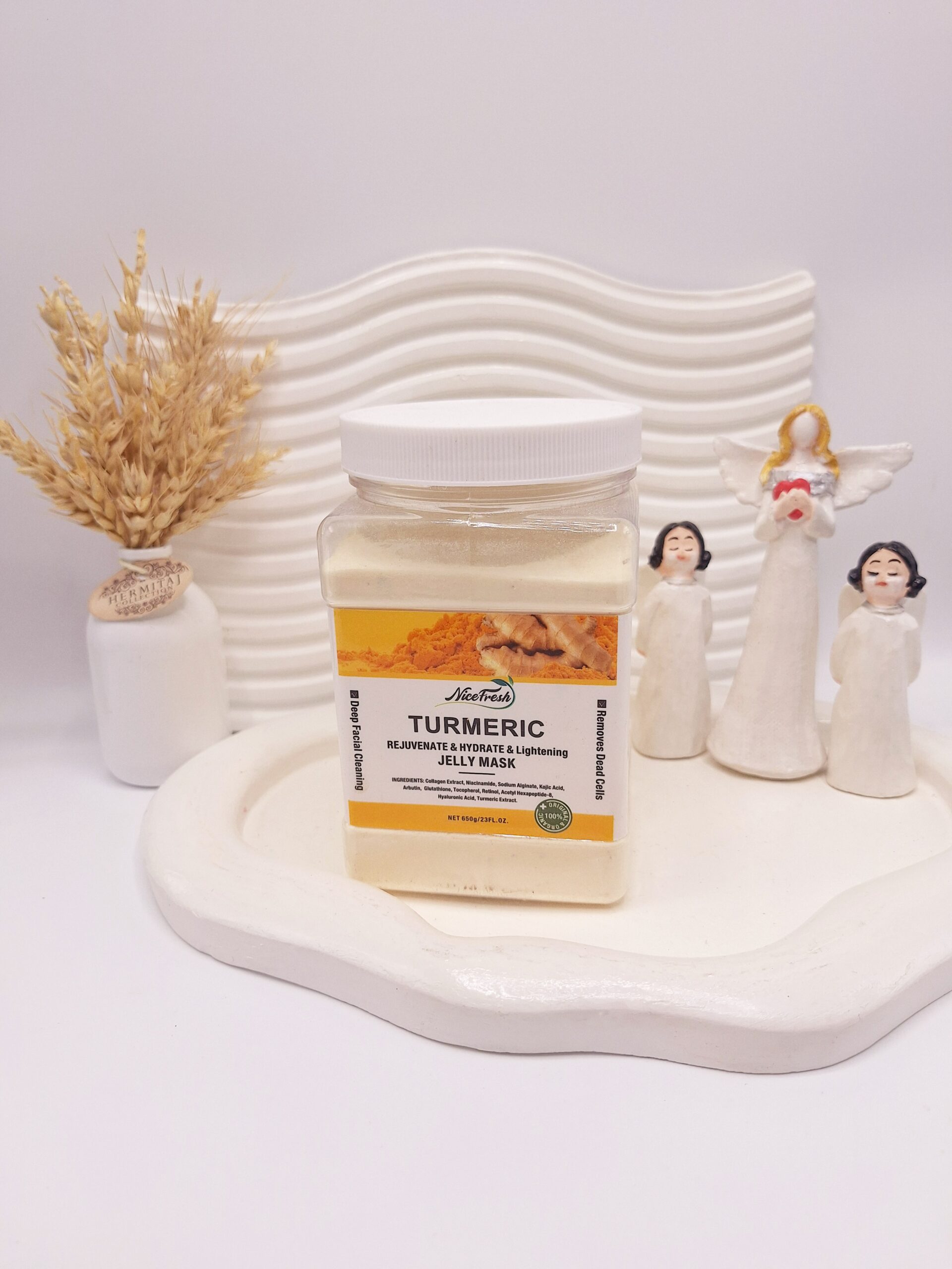 ماسک هیدروژلی زردچوبه Nice Fresh 650 گرمی ساخت چین مدل جدید 4677 1 ماسک هیدروژلی زردچوبه Nice Fresh 650 گرمی ساخت چین مدل جدید 4677