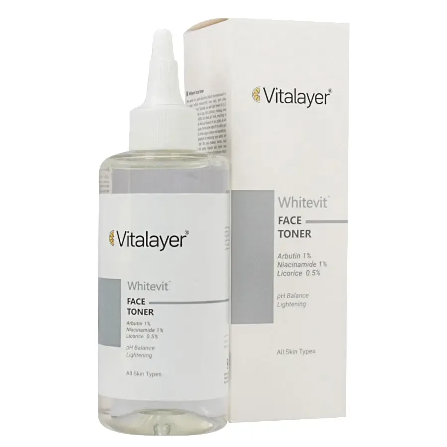 تونر ضد لک ویتالیر مدل Whitevit حجم 200 میلی لیتر 1 تونر ضد لک ویتالیر مدل Whitevit حجم 200 میلی لیتر