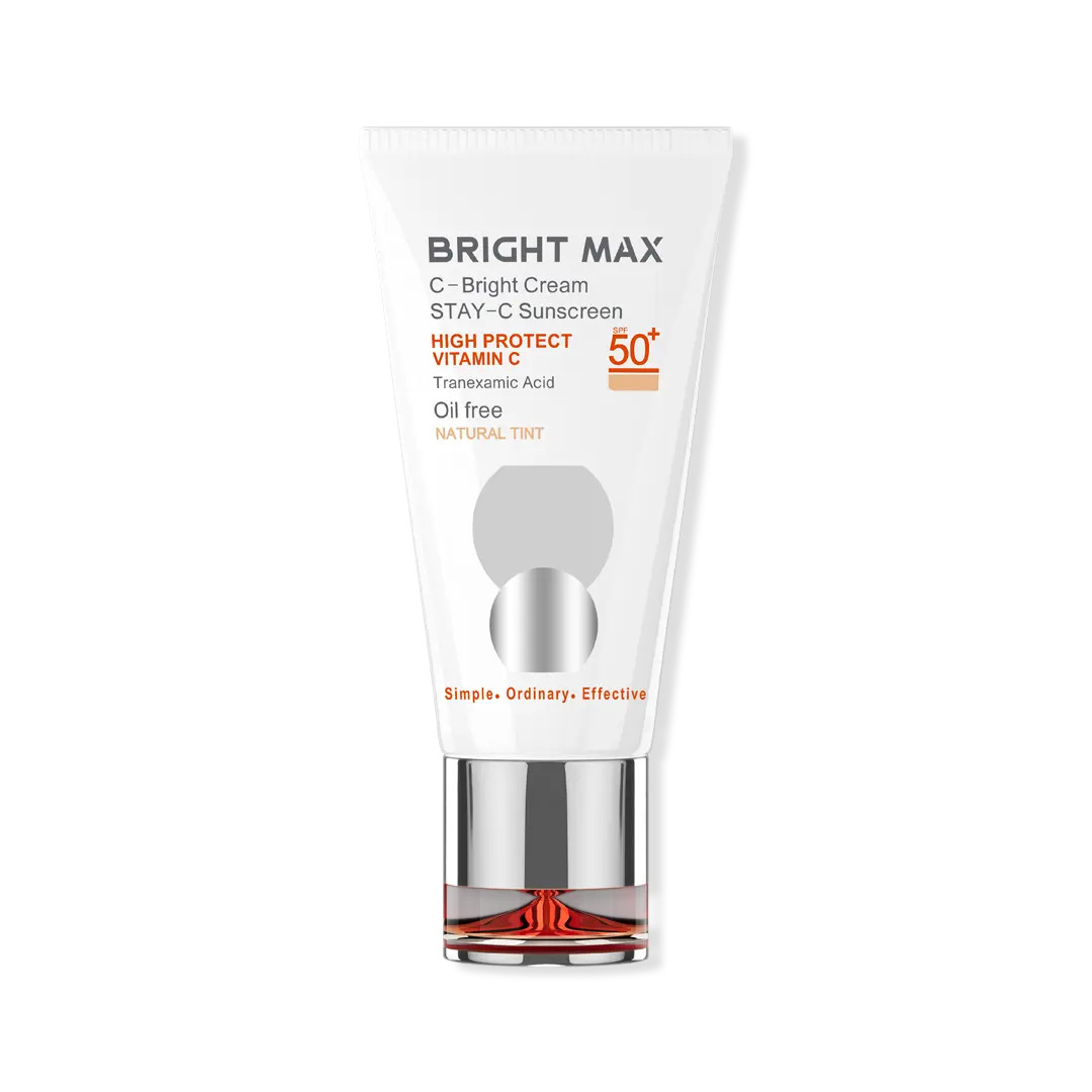 کرم ضد آفتاب رنگی ویتامین سی ث-برایت برایت مکس