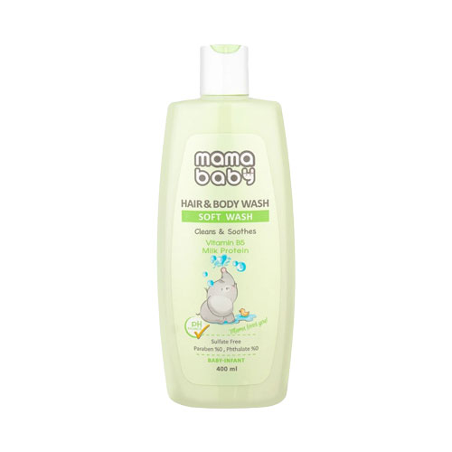 شامپو سر و بدن نوزاد مامابیبی 400 میل|mama baby shampoo hair body wash 1 شامپو سر و بدن نوزاد مامابیبی 400 میل|mama baby shampoo hair body wash