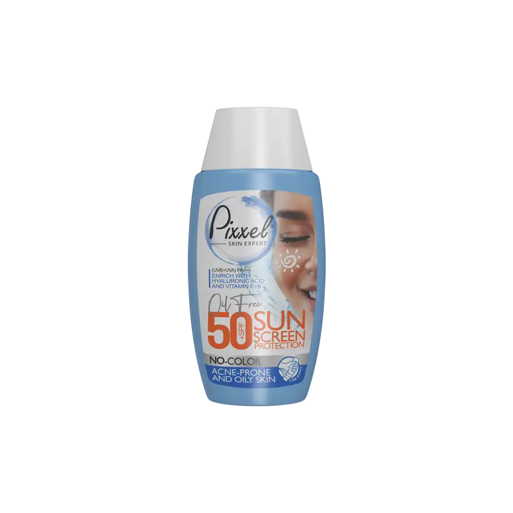 کرم ضد آفتاب مناسب پوست جوشدار و چرب پیکسل 1 کرم ضد آفتاب