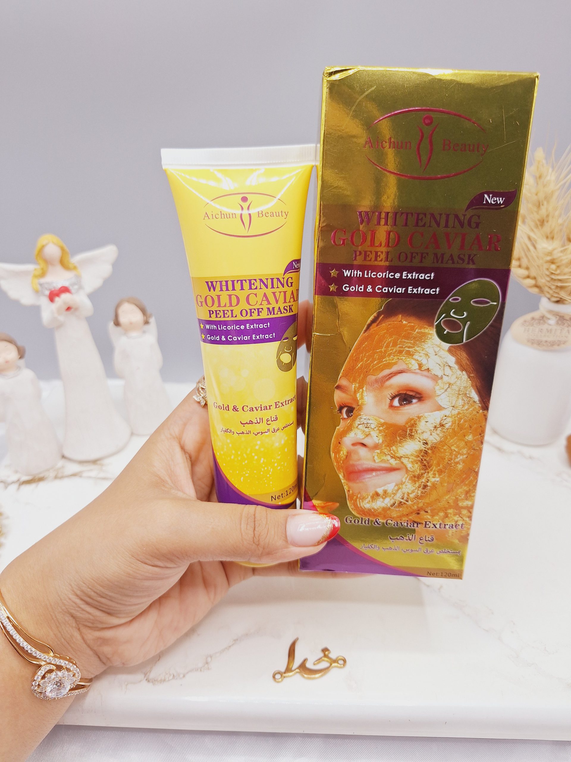 بلک ماسک تیوپی طلا آیچون بیوتی Aichun Beauty کد AS203-1 1 بلک ماسک تیوپی طلا آیچون بیوتی Aichun Beauty کد AS203-1