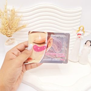 پچ زیر روشن کننده چشم طرح صورتی شاین دار KORMESIC کد 0771