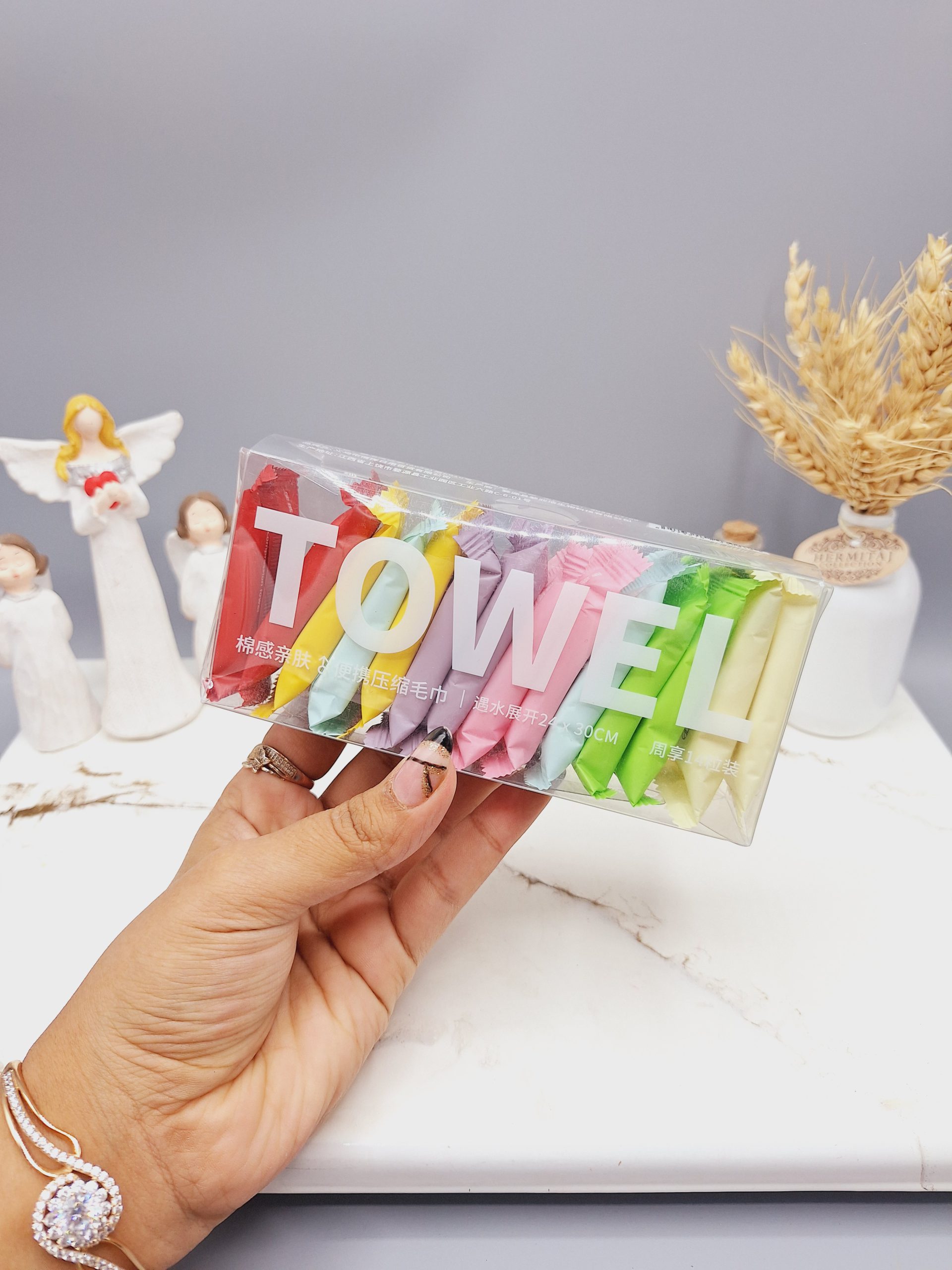 پک 14 عددی قرص دستمال جادوی TOWEL 1 پک 14 عددی قرص دستمال جادوی TOWEL