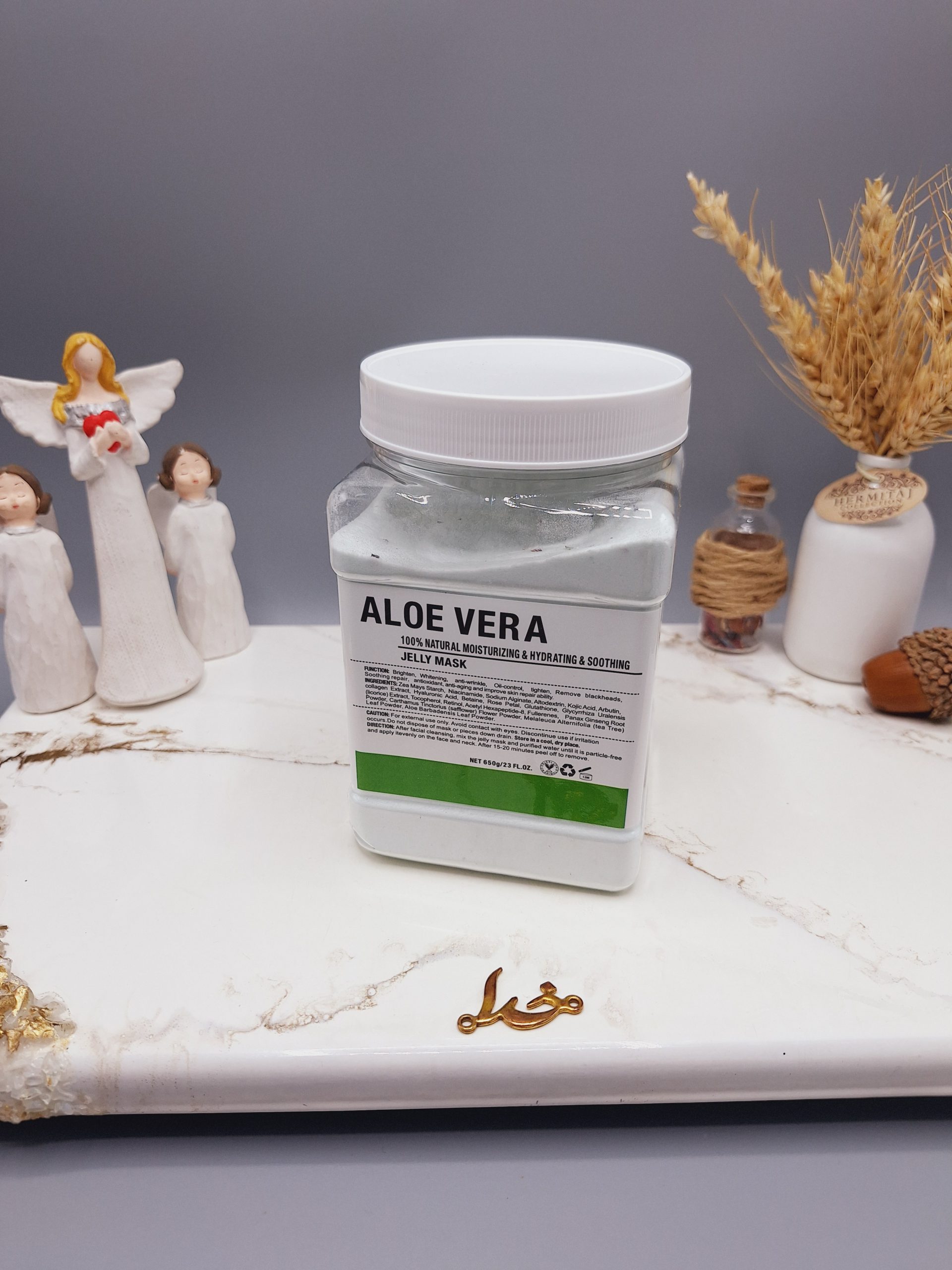 ماسک هیدروژلی آلوئه ورا 650 گرمی ALOE VERA ساخت چین 3 ماسک هیدروژلی آلوئه ورا 650 گرمی ALOE VERA ساخت چین