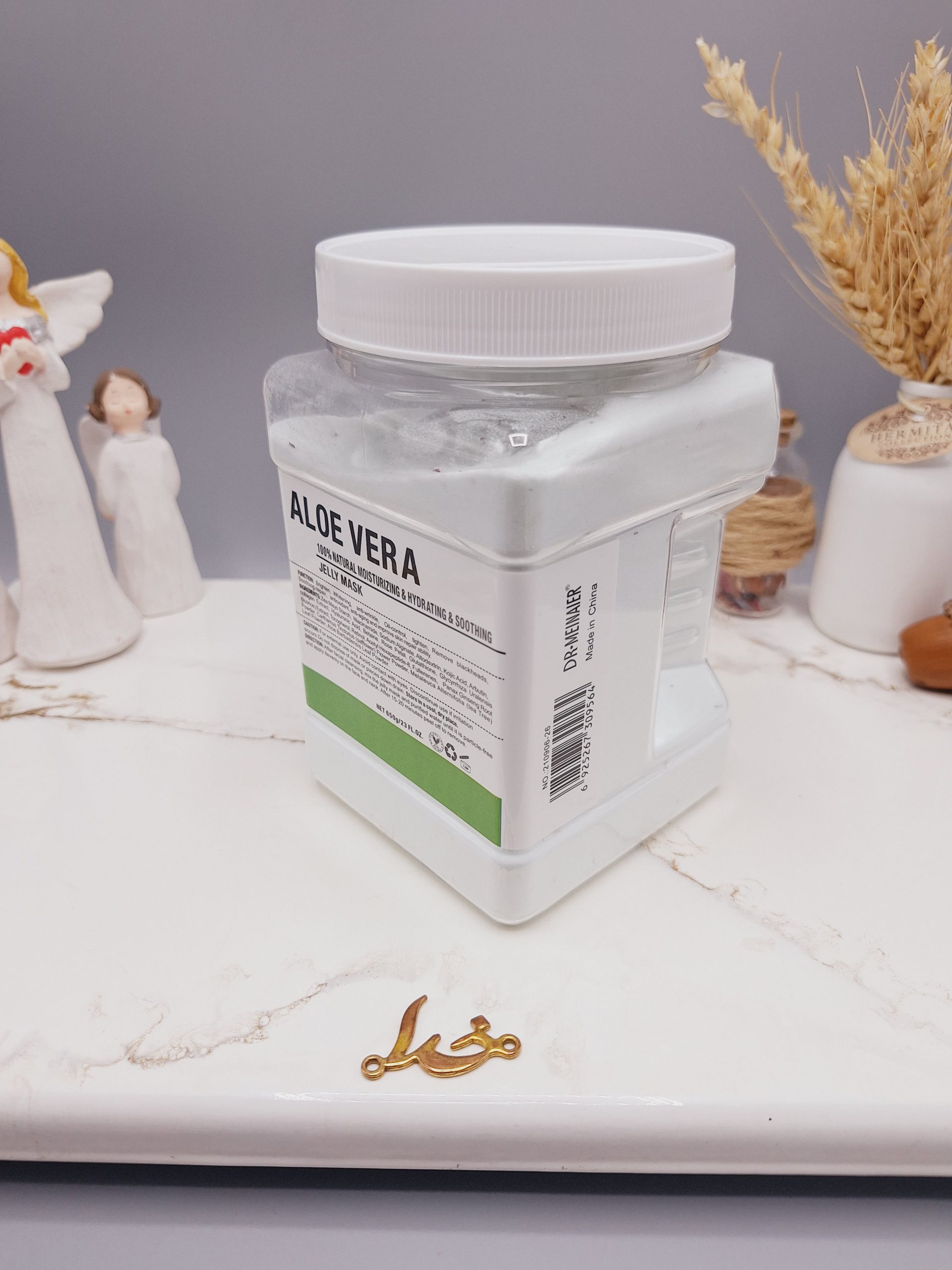 ماسک هیدروژلی آلوئه ورا 650 گرمی ALOE VERA ساخت چین 4 ماسک هیدروژلی آلوئه ورا 650 گرمی ALOE VERA ساخت چین