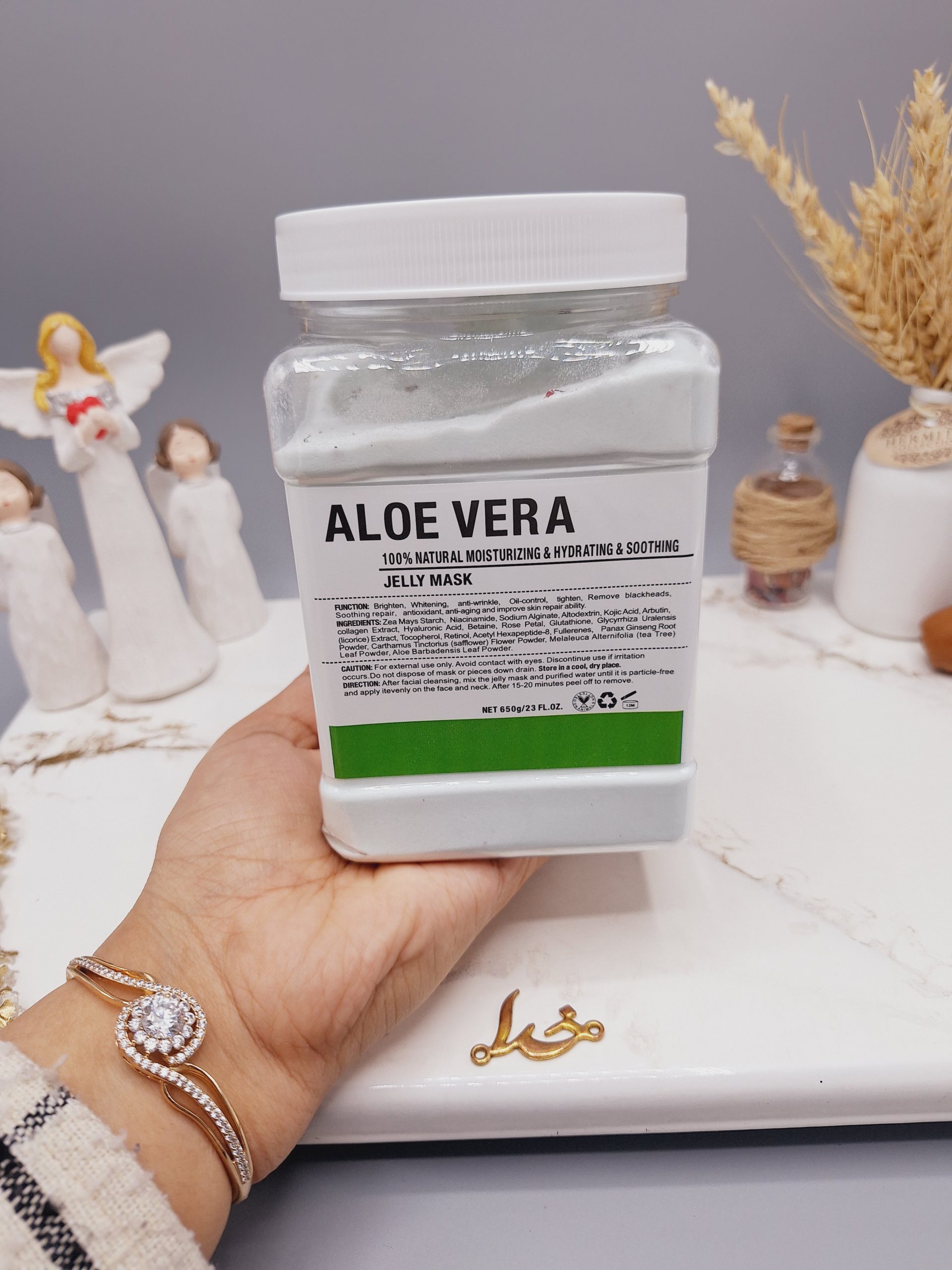 ماسک هیدروژلی آلوئه ورا 650 گرمی ALOE VERA ساخت چین 2 ماسک هیدروژلی آلوئه ورا 650 گرمی ALOE VERA ساخت چین
