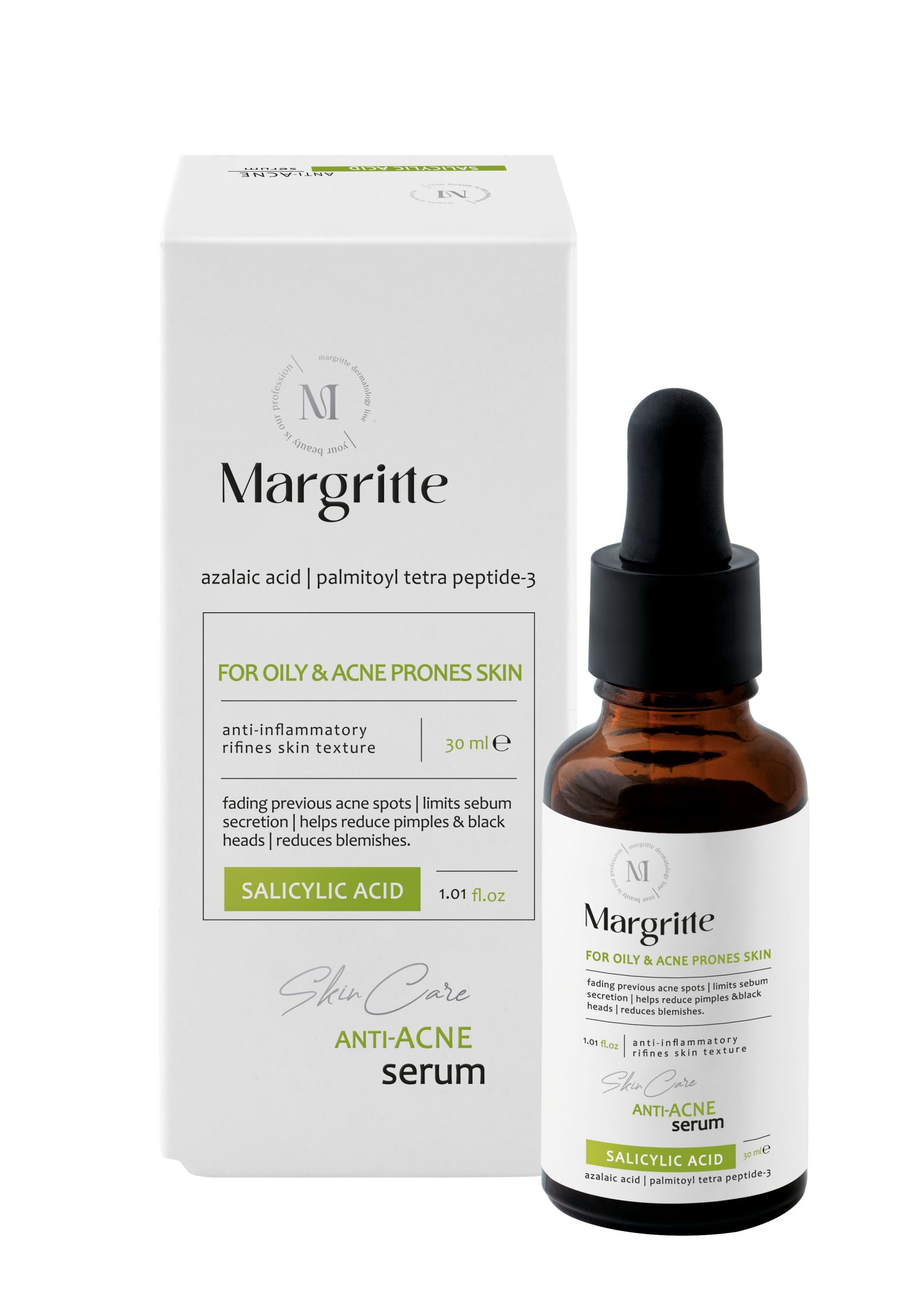 سرم آنتی آکنه حجم 30 میلی لیتر مارگریت 1 سرم آنتی آکنه حجم 30 میلی لیتر مارگریت