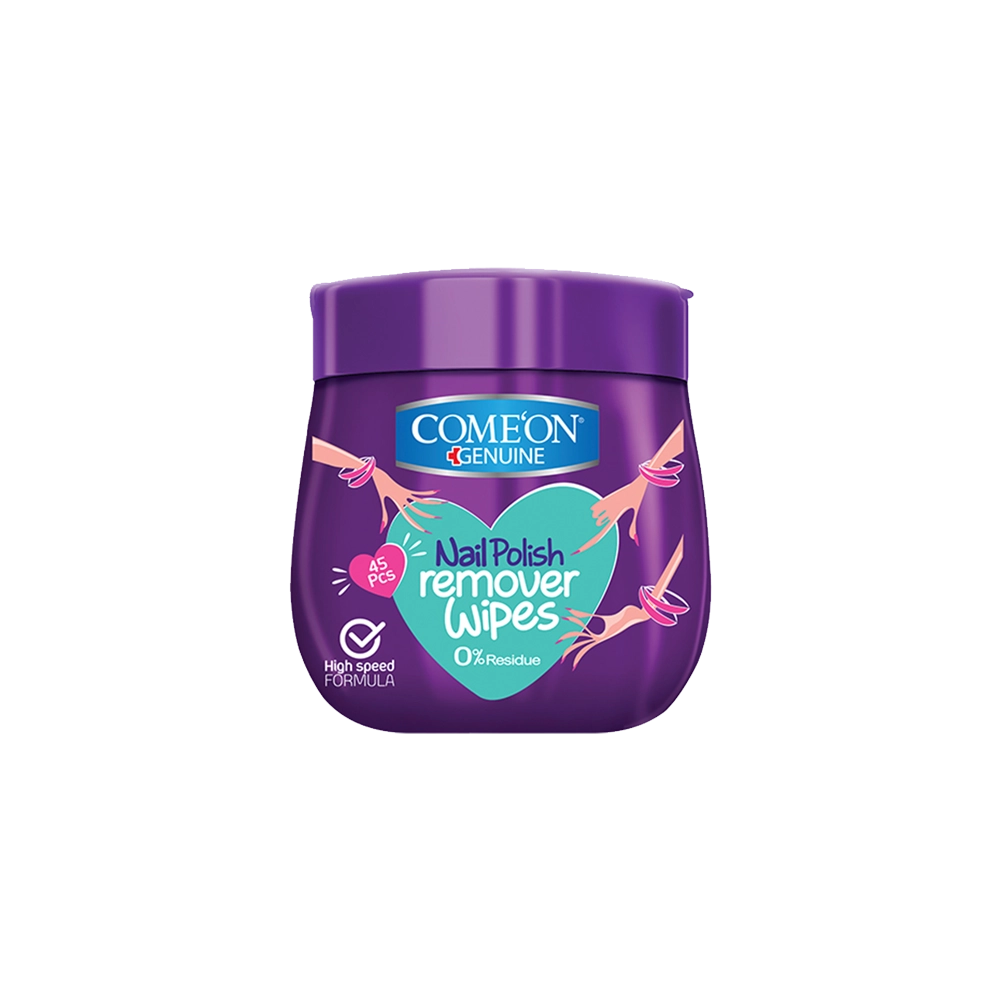 دستمال مرطوب لاک پاک کن قوطی کامان 1 دستمال مرطوب لاک پاک کن قوطی کامان