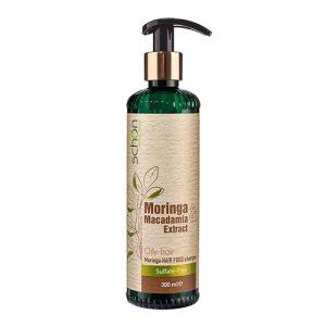 شامپو فاقد سولفات ماکادمیا و مورینگا شون|shampoo moringa macadamia schon