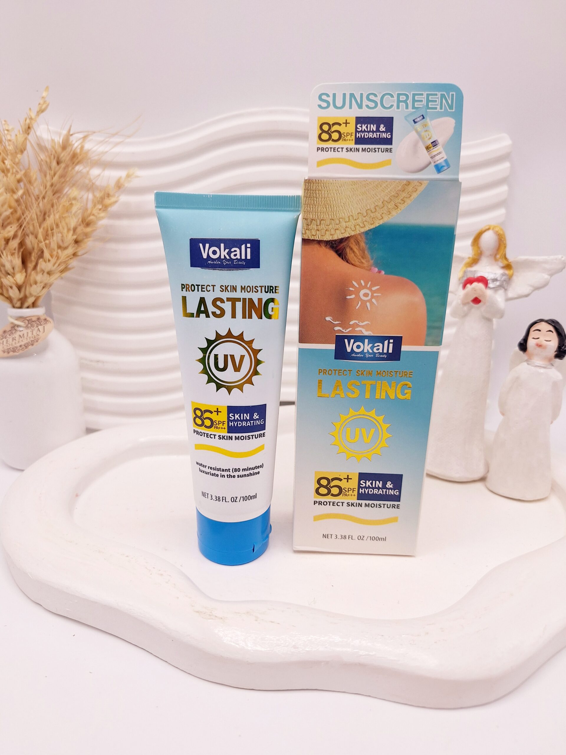 کرم ضد آفتاب صورت و بدن Spf86 Vokali کد CX7703 1 کرم ضد آفتاب صورت و بدن Spf86 Vokali کد CX7703