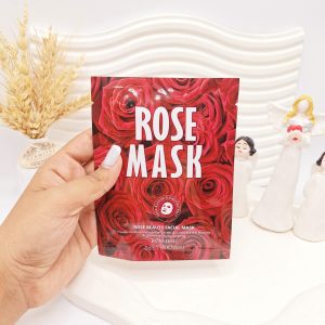 ماسک ورقه ای گل رز ROSE MASK کد 3821