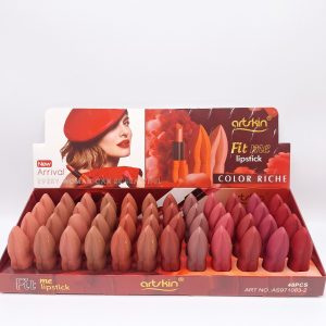 پک 12 تایی رژ جامد مخملی پوکه طرح لب برند آرت اسکین کد 971083-2