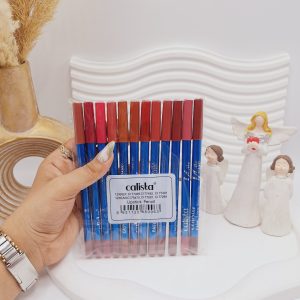 پک 12 تایی خط لب برند کالیستا کد 9963