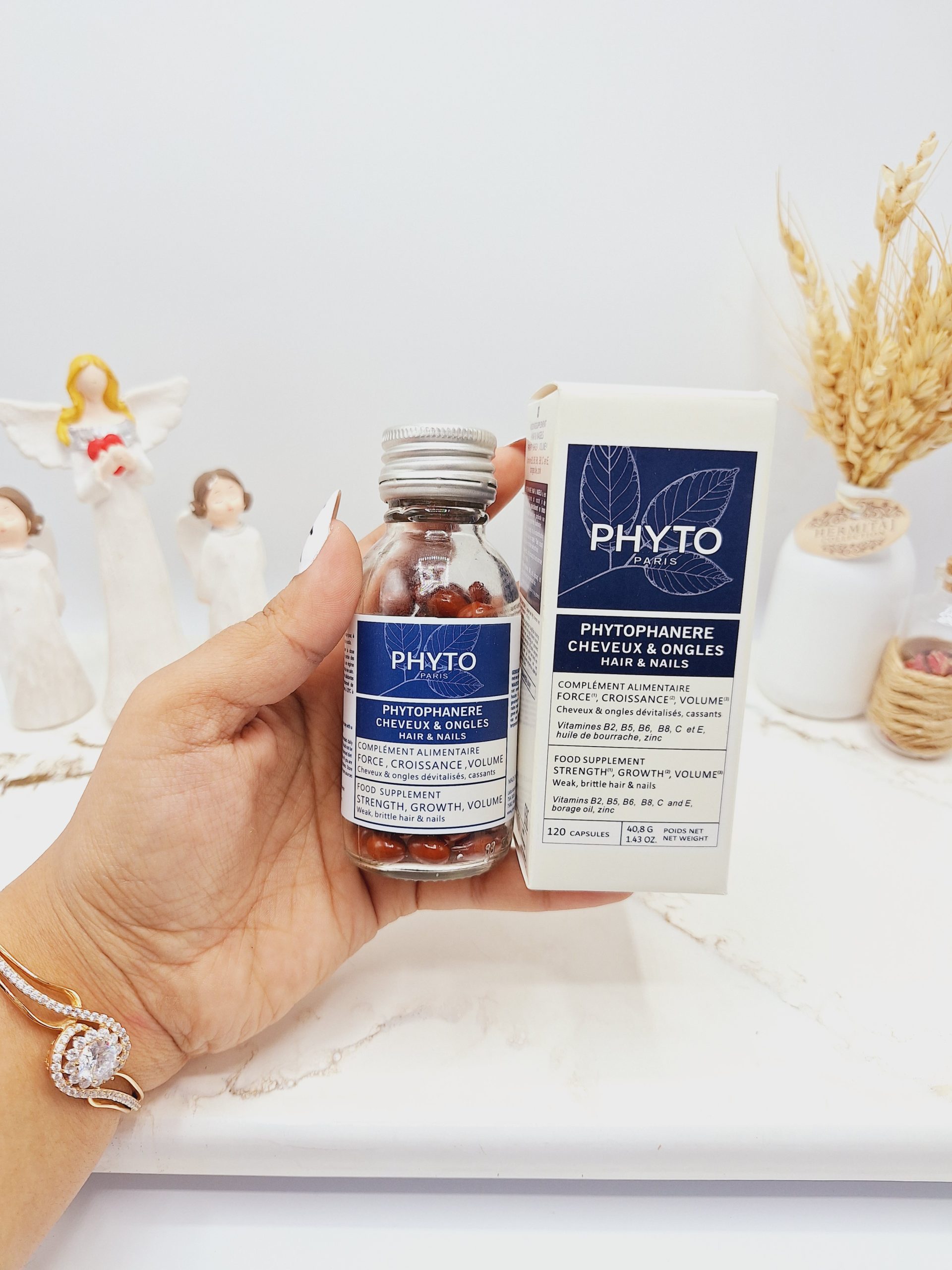 قرص تقویت رشد مو و ناخن برند فیتو PHYTO تعداد 120 عدد ساخت ايتاليا کد 8411 1 قرص تقویت رشد مو و ناخن برند فیتو PHYTO تعداد 120 عدد ساخت ايتاليا کد 8411