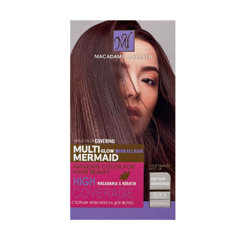 کیت رنگ مو شماره 8.63 شکلاتی روشن مای|My num8.63 Hair Color chocolate light 1 کیت رنگ مو شماره 8.63 شکلاتی روشن مای|My num8.63 Hair Color chocolate light