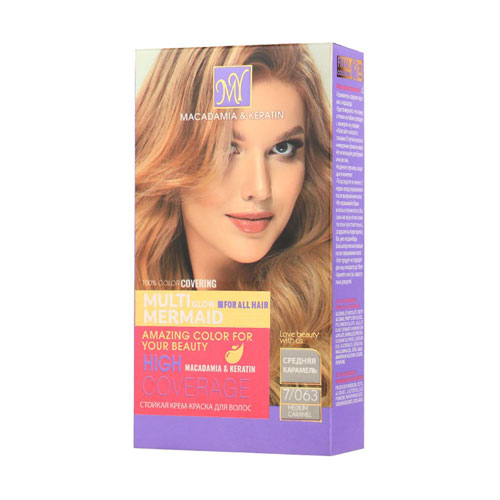 کیت رنگ مو شماره 7.063 بلوند کاراملی متوسط مای|My num7.063 Hair Color medium caramel blonde 1 کیت رنگ مو شماره 7.063 بلوند کاراملی متوسط مای|My num7.063 Hair Color medium caramel blonde