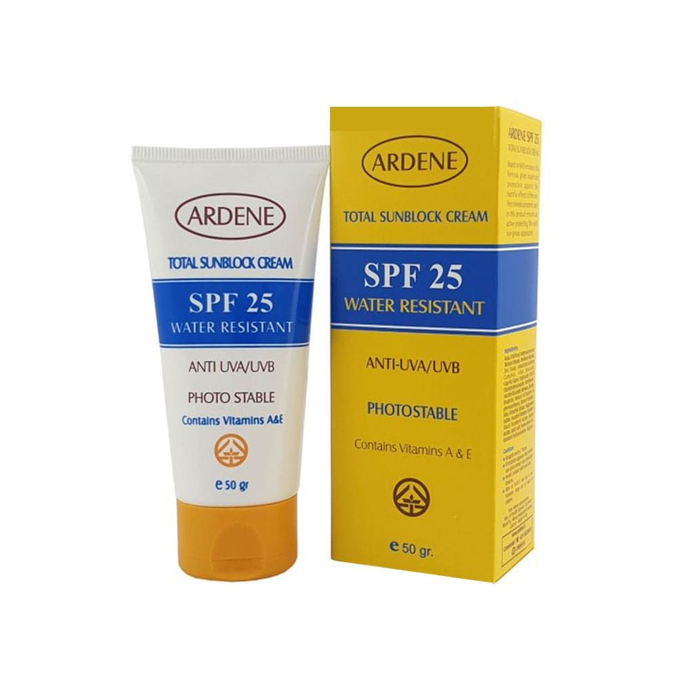 کرم ضد آفتاب آردن SPF 25 وزن 50 گرم - بی رنگ 1 کرم ضد آفتاب آردن SPF 25 وزن 50 گرم - بی رنگ