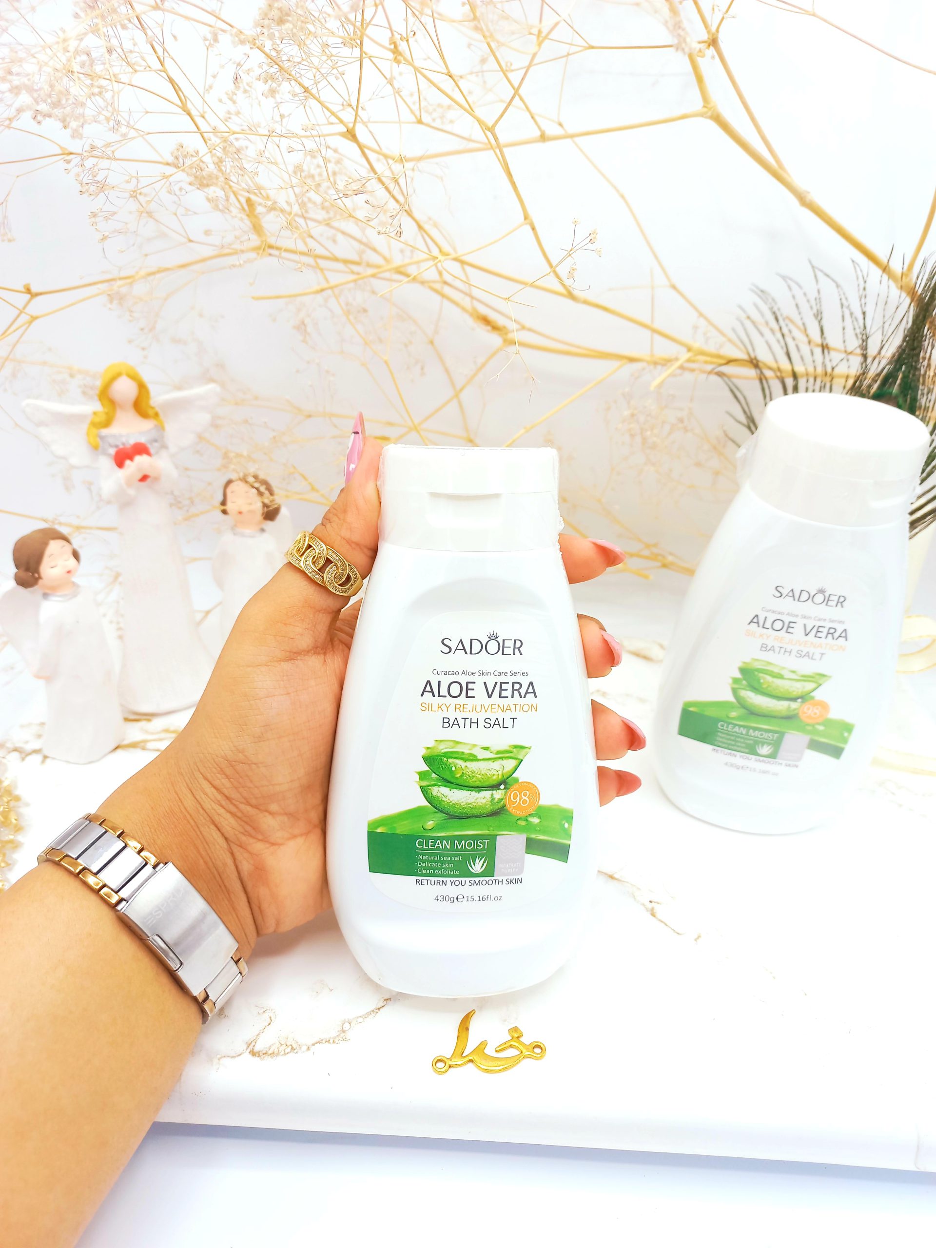 نمک حمام بدن آلوئه ورا 98 درصد سادور SADOER کد SD29605 1 نمک حمام بدن آلوئه ورا 98 درصد سادور SADOER کد SD29605