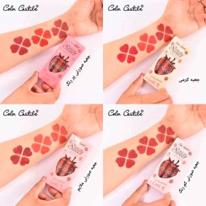 پک رژ لب مایع توت فرنگی کالر کاستل سه عددی کد 4172