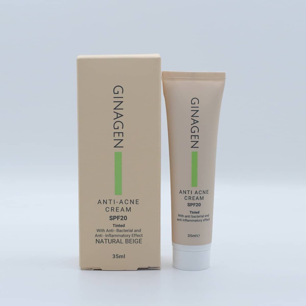 کرم ضد جوش رنگی ژیناژن حجم 35 میلی لیتر - بژ روشن 1 کرم ضد جوش رنگی ژیناژن حجم 35 میلی لیتر - بژ روشن