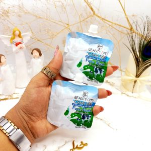  ماسک ساندیسی سفید کننده و لایه بردار قوی شیر گاو بیوتی سیتی BEAUTY  City کد ZR028