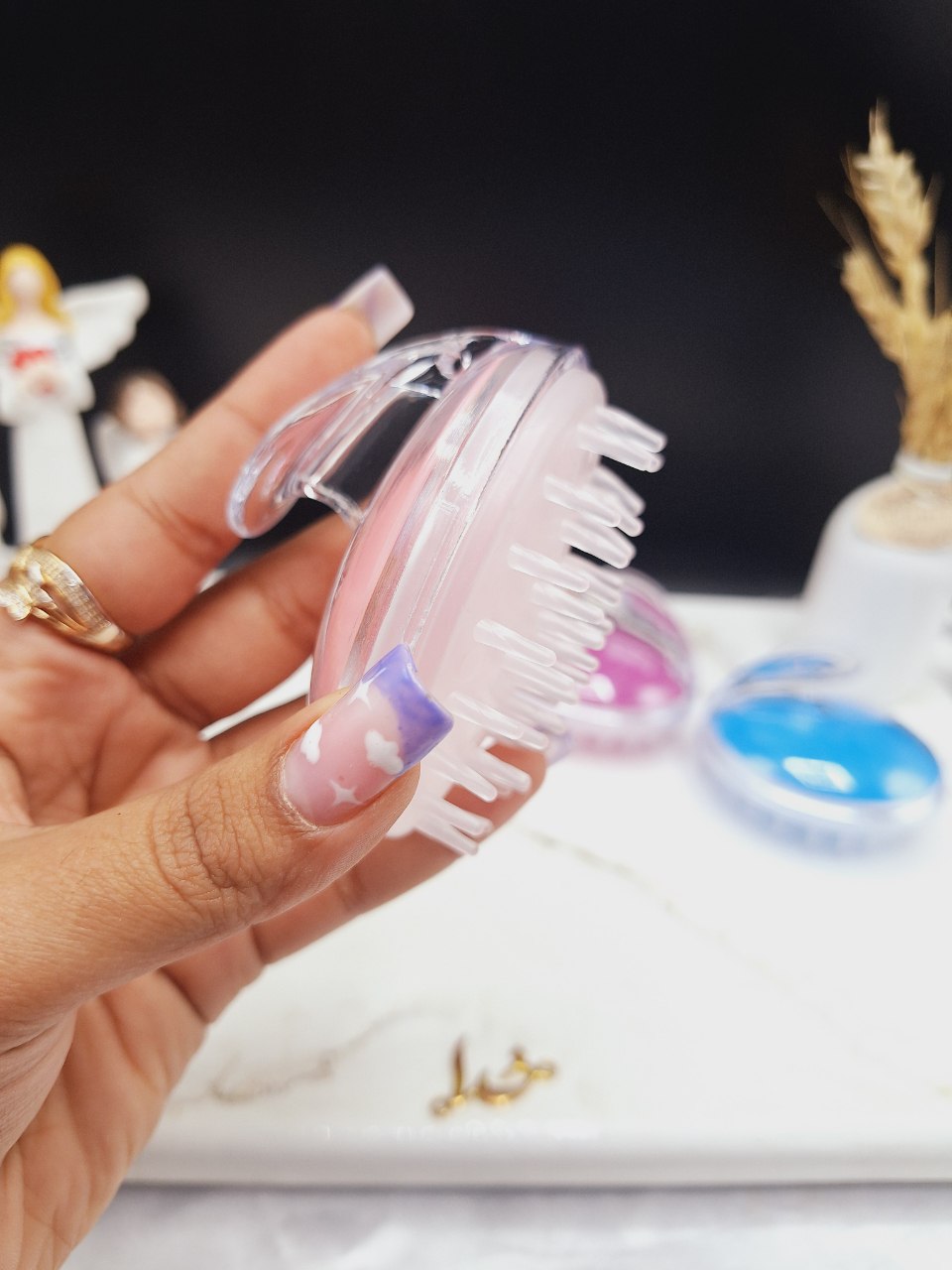 برس ماساژور و سر شور سیلیکونی 1 برس ماساژور و سر شور سیلیکونی