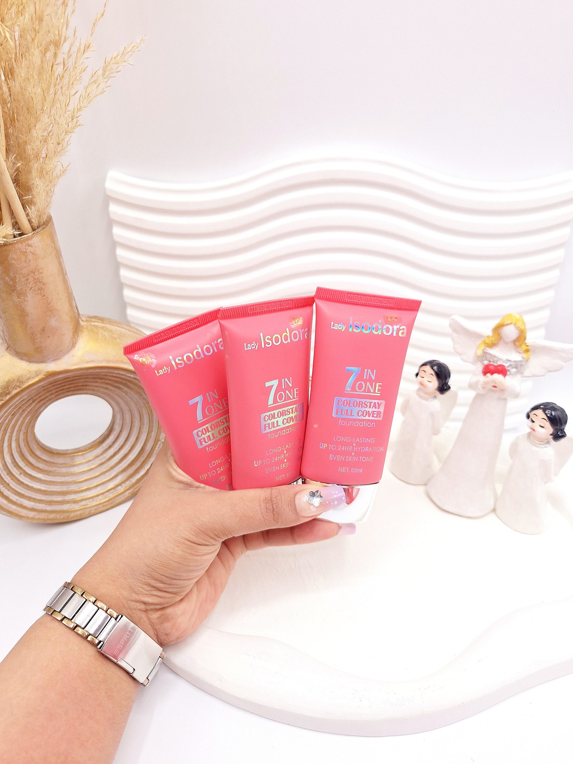 کرم پودر تیوپی فول کاور برند Isodora کد A0277 1 کرم پودر تیوپی فول کاور برند Isodora کد A0277