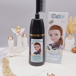 شانه رنگ مو رنگ قهوه ای طلایی برند دکسی Dexe کد 4825