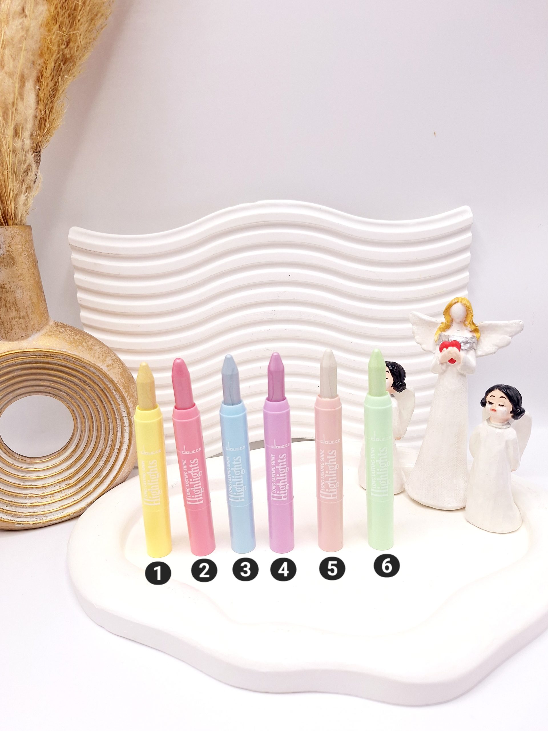 هایلایتر قلمی کرومی برند دوسه کد 002 1 هایلایتر قلمی کرومی برند دوسه کد 002