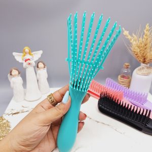 برس مو و گره باز کن فلکسی در سه حالت مختلف اورجینال