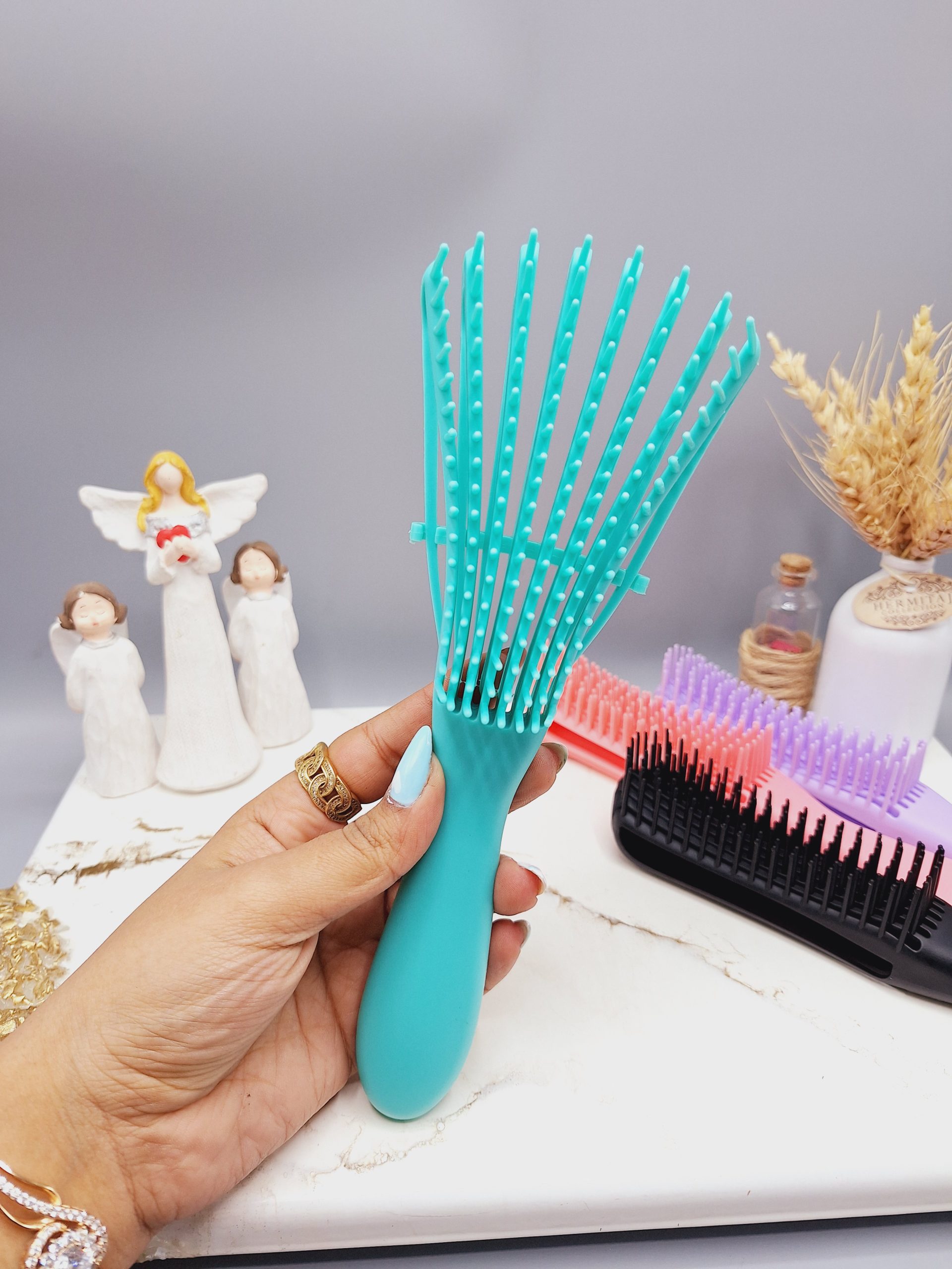 برس مو و گره باز کن فلکسی در سه حالت مختلف اورجینال 1 برس مو و گره باز کن فلکسی در سه حالت مختلف اورجینال