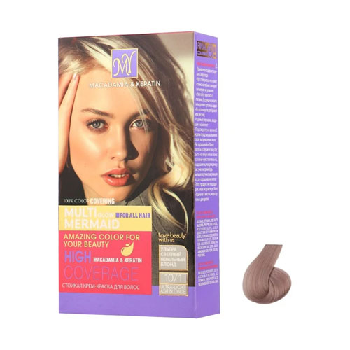 کیت رنگ مو شماره 10.1 بلوند خاکستری مای|My num10.1 Hair Color Kit grey blonde 1 کیت رنگ مو شماره 10.1 بلوند خاکستری مای|My num10.1 Hair Color Kit grey blonde