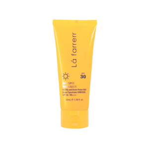 کرم ضد آفتاب و ضد لک فاقد چربی SPF30 لافارر مناسب پوست چرب و مستعد آکنه حجم 40 میلی لیتر - بی رنگ